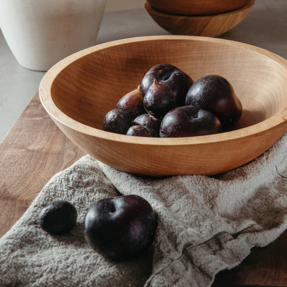 Handcrafted Wood Salad Bowls