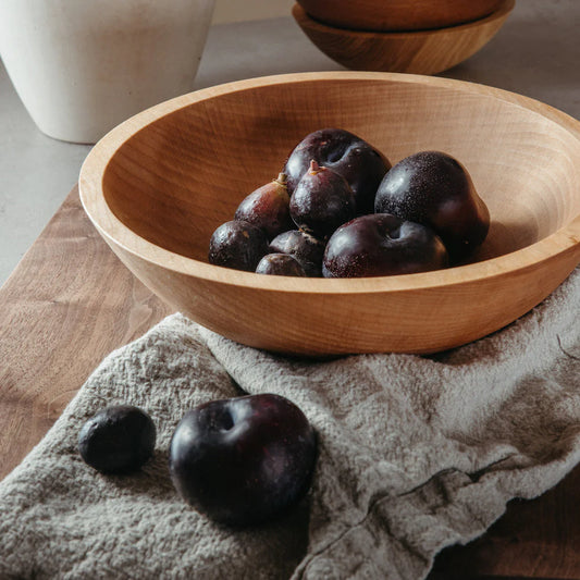 Handcrafted Wood Salad Bowls