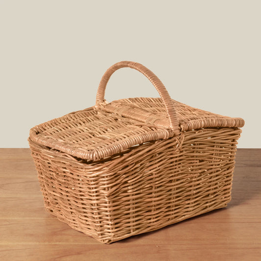 Hudson Woven Picnic Basket - Natural