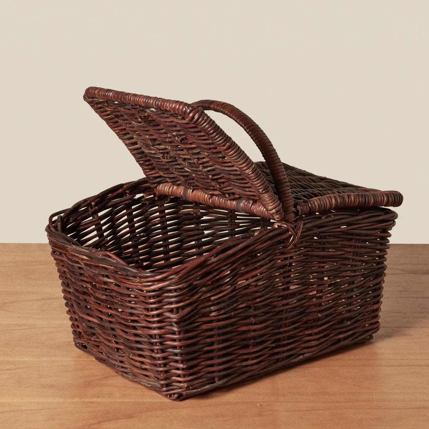 Hudson Woven Picnic Basket - Natural