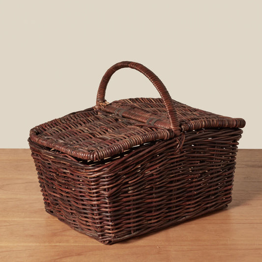 Hudson Woven Picnic Basket - Natural