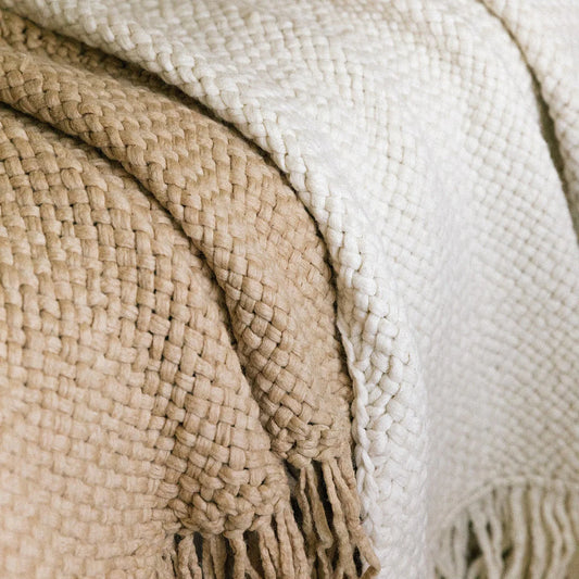 Monte Throw | Natural White