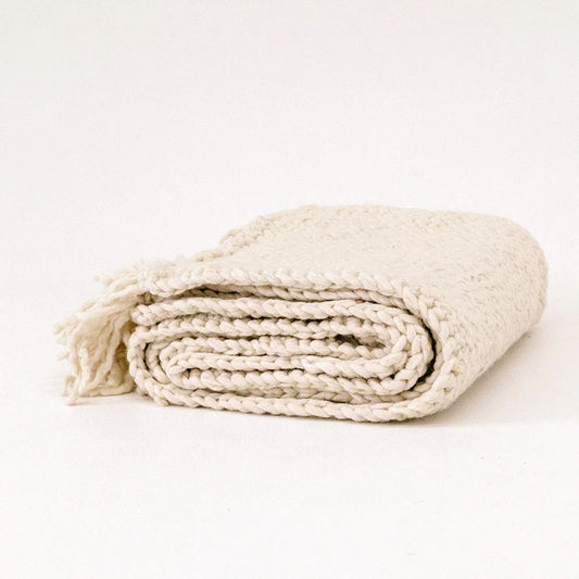 Monte Throw | Natural White