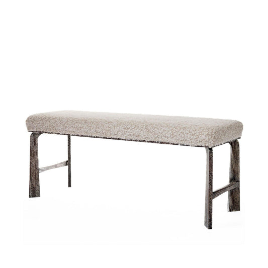 Ashley Yeates, renowned interior designer and sustainable leader, presenting the Astin Bench, a signature piece that combines modern aesthetics with eco-friendly materials, promoting sustainable living in contemporary interiors
